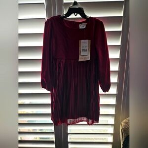 Little Angels Burgundy kids dress size 5